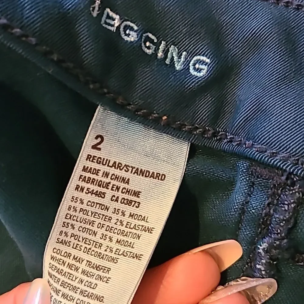 American‎ eagle outfitters teal cky high jegging size 2